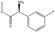 S-3-FluoroPhenylglycine methyl ester Struktur