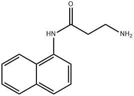 N~1~-1-naphthyl-beta-alaninamide(SALTDATA: HCl) Struktur