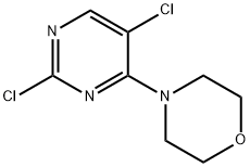 4-(2,5-dichloropyrimidin-4-yl)morpholine Struktur