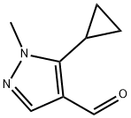 5-cyclopropyl-1-methyl-1H-pyrazole-4-carbaldehyde(SALTDATA: FREE) Struktur