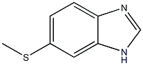 1H-Benzimidazole,5-(methylthio)-(9CI) Struktur