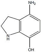 1H-Indol-7-ol,4-amino-2,3-dihydro-(9CI) Struktur