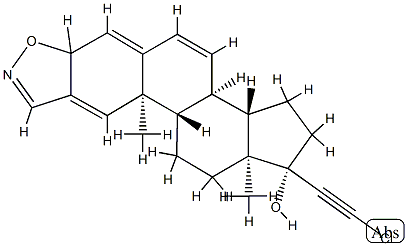 21-chloro-6-dehydrodanazol Struktur