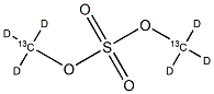 Dimethyl  sulfate-13C2,d6 Struktur