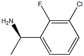 (alphaR)-3-Chloro-2-fluoro-alpha-MethylbenzeneMethanaMine Struktur