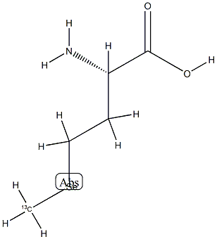 L-SelenoMethionine-(Methyl-13C) Struktur