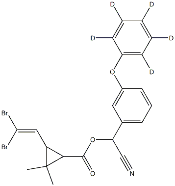 Deltamethrin-d5\n(Mixture of Diastereomers) Struktur