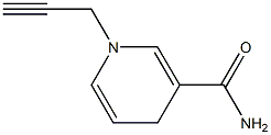 3-Pyridinecarboxamide,1,4-dihydro-1-(2-propynyl)-(9CI) Struktur