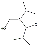 3-Oxazolidinemethanol,4-methyl-2-(1-methylethyl)-(9CI) Struktur