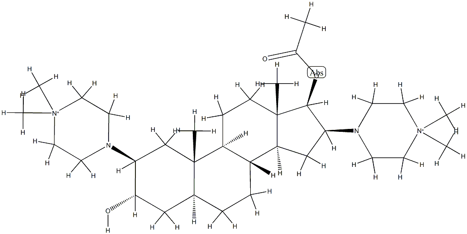 3-desacetylpipecuronium Struktur