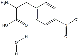 H-DL-Phe(4-NO2)-OH·H2O Struktur