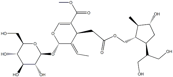 9?″-Hydroxyjasmesoside Struktur