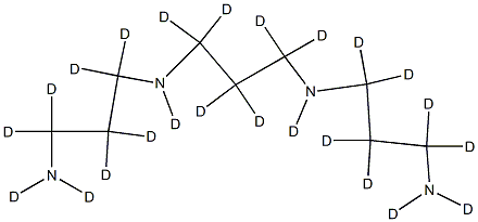 N,Na€2-Bis(3-aminopropyl)-1,3-propanediamine-d24 Struktur