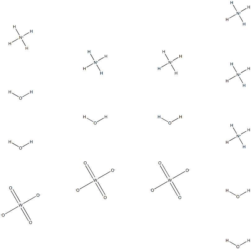 AMMONIUMPARATUNGSTATEHEXAHYDRATE Struktur