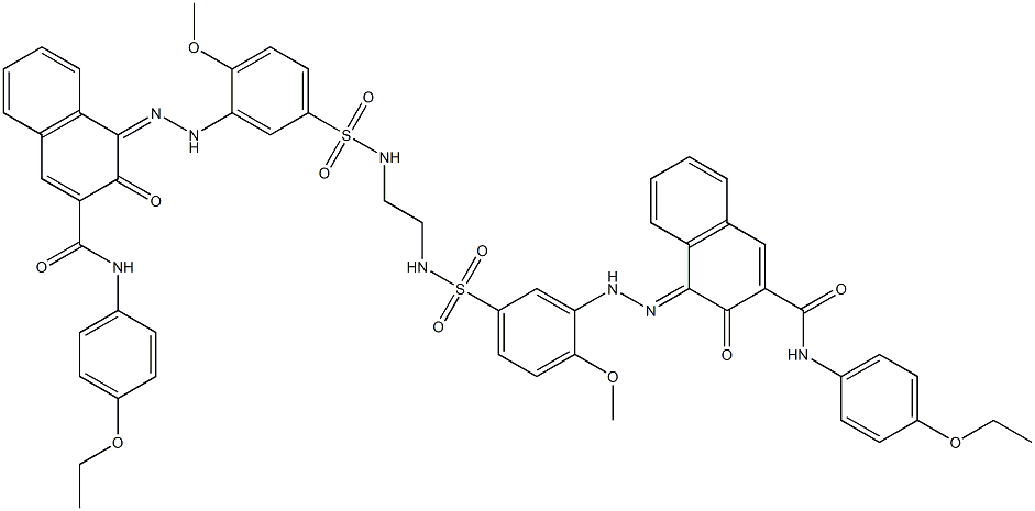 C.I.Pigment Red 164 Struktur