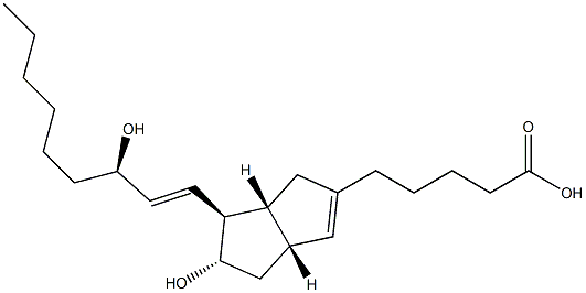 17,20-dimethylisocarbacyclin Struktur