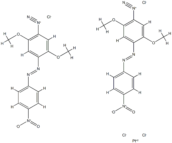 platinum(II) tetrachlorodianion (Fast Black)2 Struktur