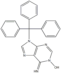 9-Trityladenine 1-N-oxide Struktur