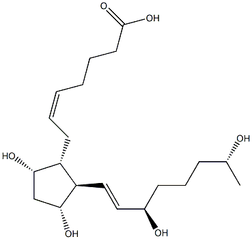 15(R),19(R)-hydroxy Prostaglandin F2α Struktur