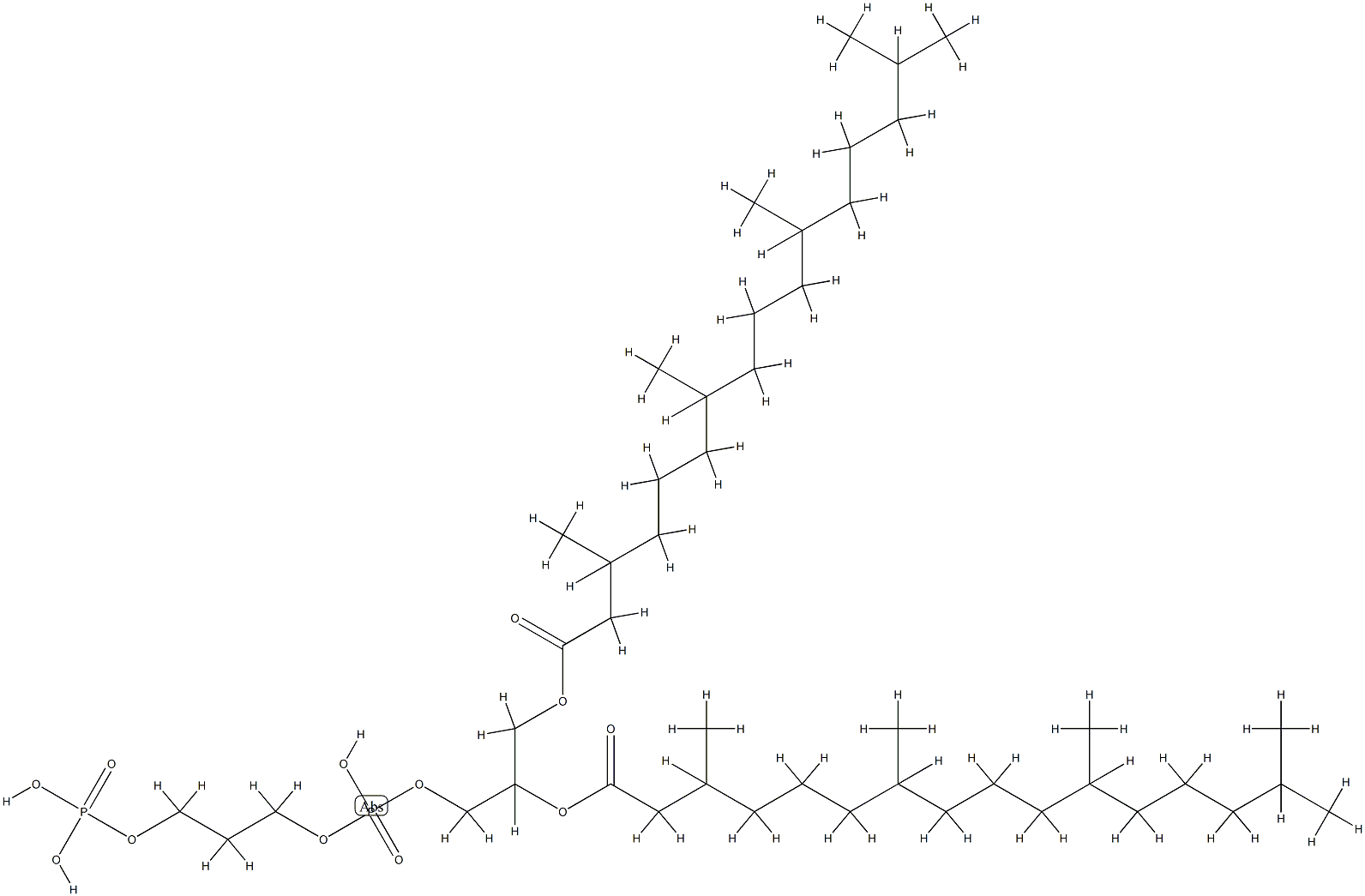 deoxyphosphatidylglycerol phosphate Struktur