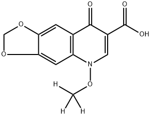 Miloxacin-D3 Struktur