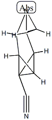 3-Azapentacyclo[5.1.0.02,4.03,5.06,8]octane-7-carbonitrile,stereoisomer(9CI) Struktur