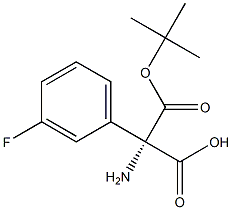 (S)-2-(tert-butoxycarbonylaMino)-2-(3-fluorophenyl)acetic acid Struktur