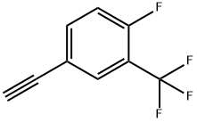 Benzene, 1-ethynyl-4-fluoro-3-(trifluoroMethyl)- Struktur