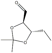 L-threo-Pentose, 4,5-dideoxy-2,3-O-(1-methylethylidene)- (9CI) Struktur