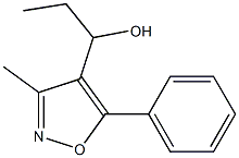 4-Isoxazolemethanol,-alpha--ethyl-3-methyl-5-phenyl-(9CI) Struktur