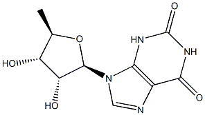 5'-deoxyxanthosine Struktur