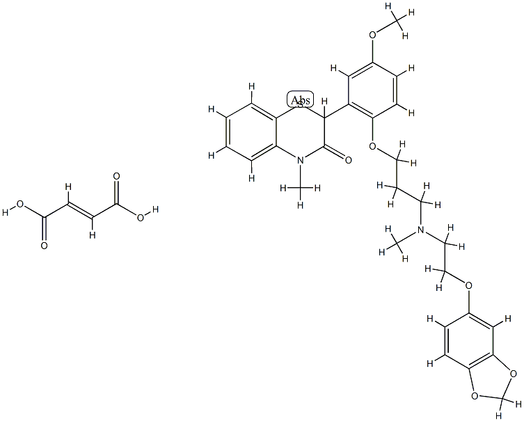 Semotiadil (recemate fumarate) Struktur