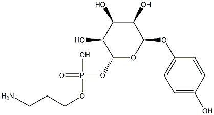 arbutin-6-phosphoethanolamine Struktur