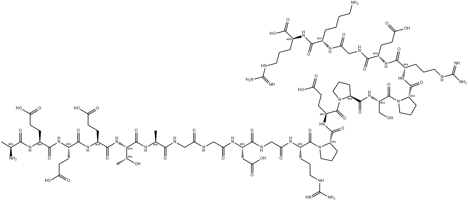 pro-opiomelanocortin joining peptide(77-97) Struktur