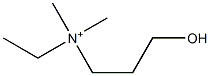 N-ethylhomocholine Struktur