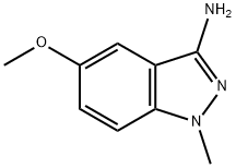 5-methoxy-1-methyl-1H-indazol-3-amine Struktur