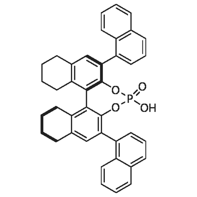 R-3,3'-bis(1-Naphthyl)-5,5',6,6',7,7',8,8'-octahydro-1,1'-binaphthyl-2,2'-diyl hydrogenphosphate Struktur