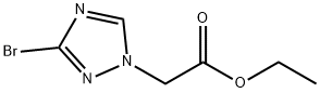 ethyl (3-bromo-1H-1,2,4-triazol-1-yl)acetate(SALTDATA: FREE) Struktur