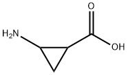 Cyclopropanecarboxylicacid,2-amino-(9CI) Struktur