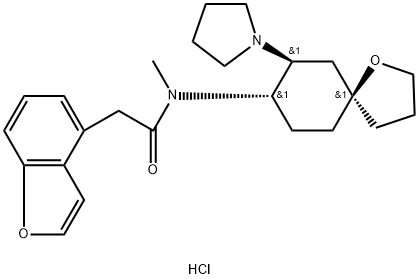 Enadoline hydrochloride Struktur