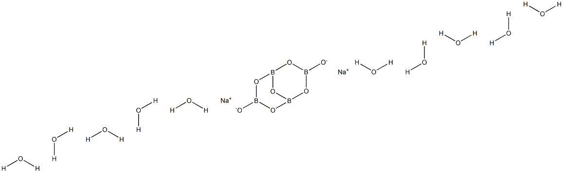 DISODIUMTETRABORATETRIHYDRATE Struktur