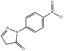 3H-?Pyrazol-?3-?one, 2,?4-?dihydro-?2-?(4-?nitrophenyl)?- Struktur