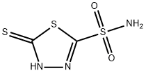 1,3,4-Thiadiazole-2-sulfonamide,4,5-dihydro-5-thioxo-(9CI) Struktur