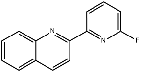 2-(6-fluoropyridin-2-yl)quinoline Struktur