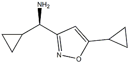 (R)-cyclopropyl(5-cyclopropylisoxazol-3-yl)methanamine Struktur