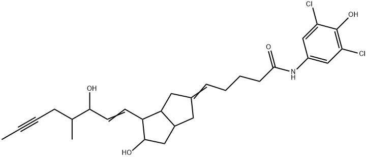 2,6-dichloro-4-aminophenol iloprost Struktur