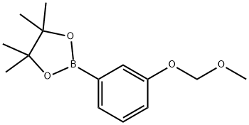 3-(Methoxymethoxy)phenylboronic Acid Pinacol Ester Struktur