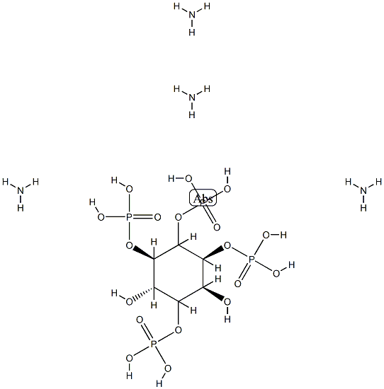 D-Myo-inositol-1,3,4,5-tetraphosphate (aMMoniuM salt) Struktur