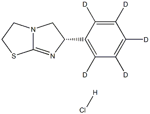 Levamisole-d5 Hydrochloride Struktur