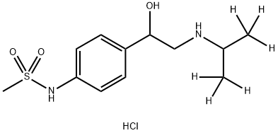 Sotalol D6 HCl Struktur